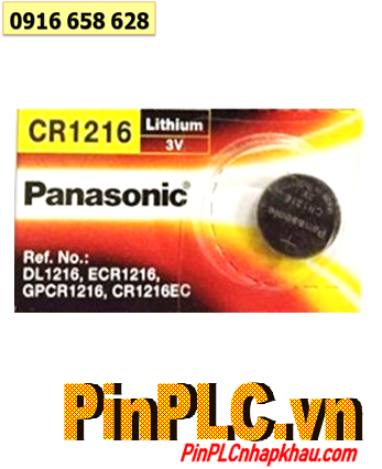 Panasonic CR1216; Pin 3v lithium Panasonic CR1216 _Made in Indonesia